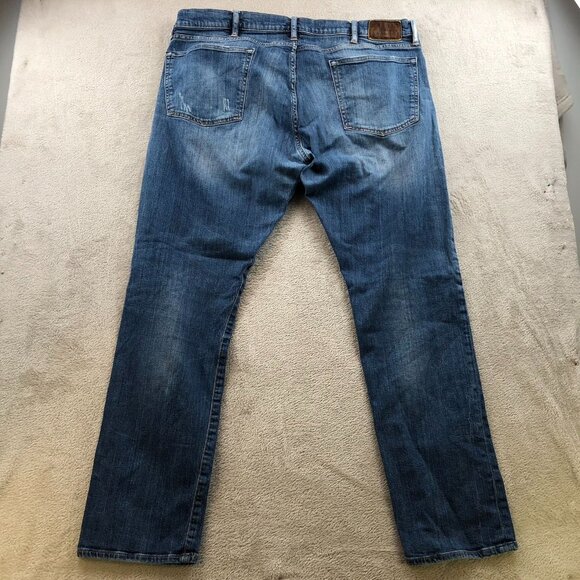 Polo Ralph Lauren Mens Jeans Size 38x32 Straight Classic Blue Denim Y2K - Picture 16 of 16